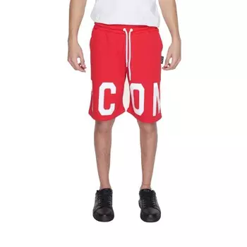 Красные хлопковые шорты Icon