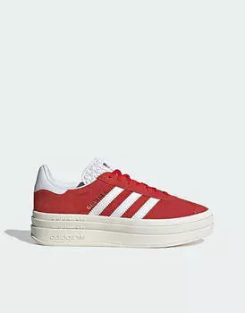 Красные кроссовки adidas Gazelle Bold