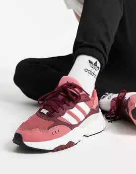 Красные кроссовки adidas Originals Retropy F90