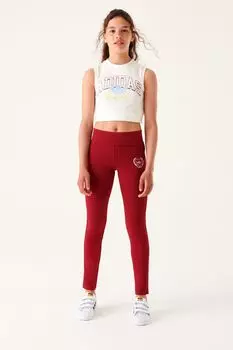 Красные леггинсы Adidas Originals, красный