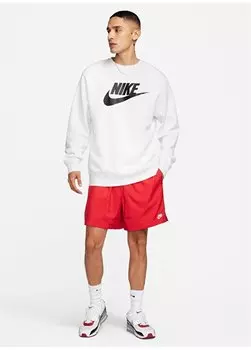 Красные мужские шорты FN3307-657-M NK CLUB FLOW SHORT Nike