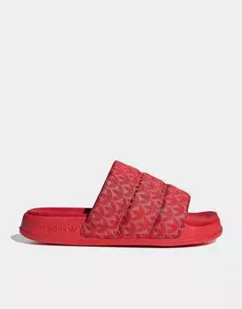 Красные шлепанцы adidas Originals Adilette Essential