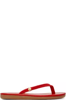Красные шлепанцы Saionara Rope Ancient Greek Sandals