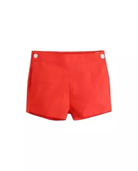 Красные шорты для мальчиков с пуговицами по бокам Dadati, красный