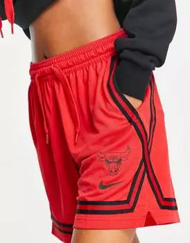 Красные шорты Nike Basketball NBA Chicago Bulls Dri-FIT