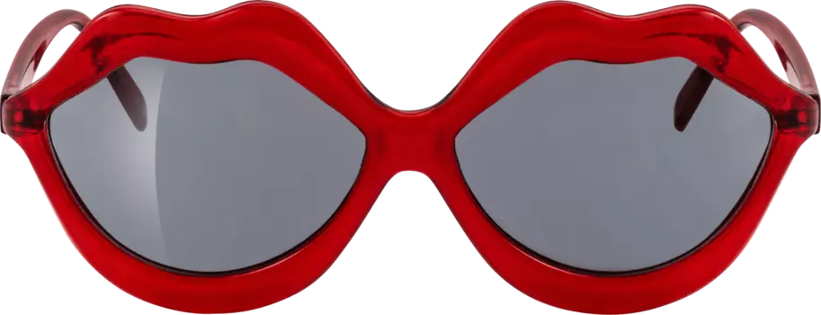 Красные солнцезащитные очки для вечеринки в форме поцелуя 1 шт. SUNDANCE