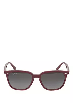 Красные солнцезащитные очки унисекс Ray-Ban