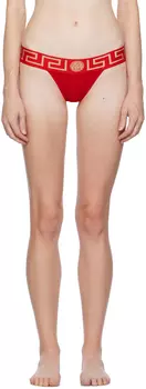 Красные стринги Greca Versace Underwear