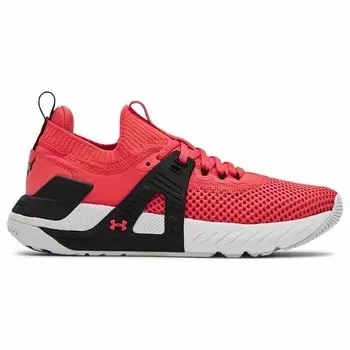 Красные женские кроссовки Project rock 4 Under Armour, мультиколор