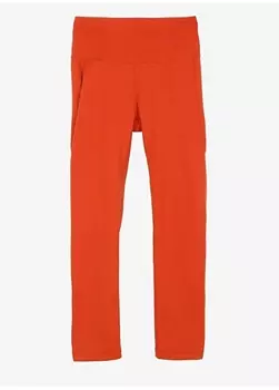 Красные женские леггинсы Adidas