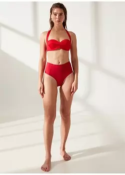 Красные женские плавки бикини Fabrika