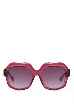 Красные женские солнцезащитные очки pixie 6852 6 с геометрическим рисунком Gigi Studios