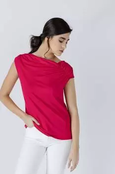 Красный асимметричный топ Conquista, красный