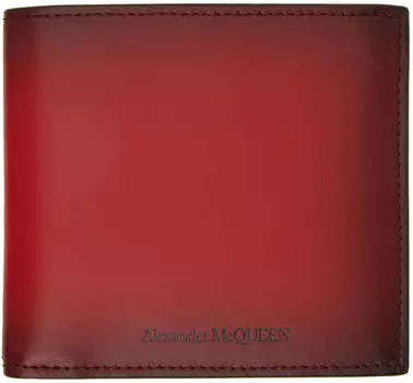 Красный двойной бумажник Alexander McQueen