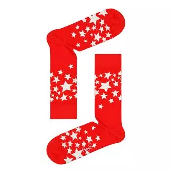 Красный хлопковый носок Happy Socks