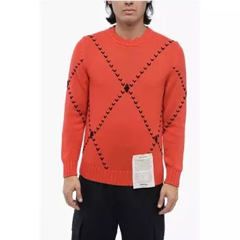 Красный хлопковый свитер Ballantyne, Red