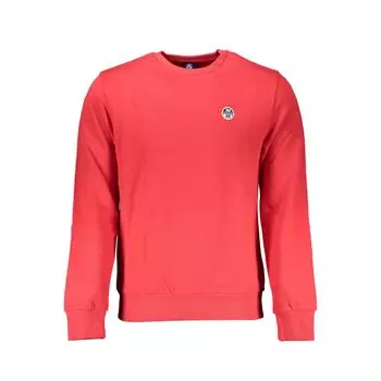 Красный хлопковый свитер North Sails