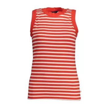 Красный хлопковый женский топ Gant