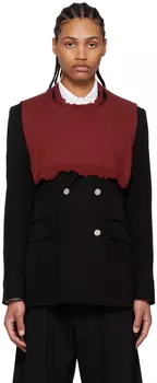 Красный хлопковый жилет TAKAHIROMIYASHITA TheSoloist.