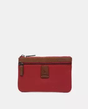 Красный кожаный кошелек Abbacino, красный