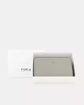 Красный кожаный кошелек Furla, светло-зеленый