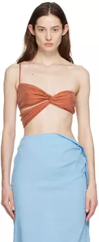 Красный Le Raphia 'Le Bandeau Espelho' Камзол Jacquemus