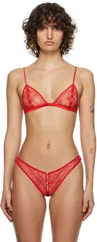 Красный мягкий бюстгальтер Undo Me Kiki de Montparnasse
