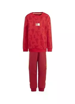 Красный мужской спортивный костюм с рисунком IN7291-LK DY 100 JOG adidas, красный