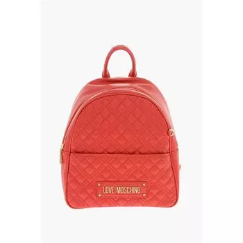 Красный полиэтиленовый рюкзак Moschino, Red