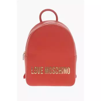 Красный полиэтиленовый рюкзак Moschino, Red