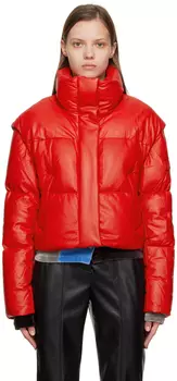 Красный пуховик Bailey Mackage