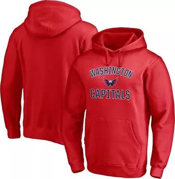 Красный пуловер с капюшоном NHL Washington Capitals Victory Arch