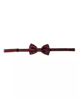 Красный шелковый цветочный регулируемый мужской галстук-бабочка Dolce & Gabbana