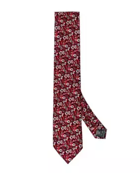 Красный шелковый галстук Victorio & Lucchino