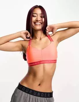 Красный спортивный бюстгальтер с низкой поддержкой Under Armour Crossback