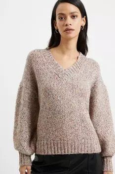 Красный свитер French Connection, красный