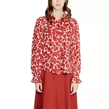 Красный свитер из полиэстера Vero Moda