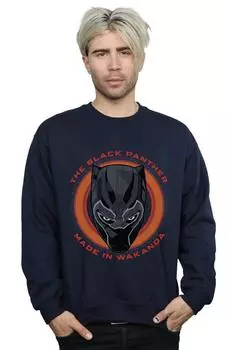Красный свитшот Black Panther Made in Wakanda Marvel, темно-синий