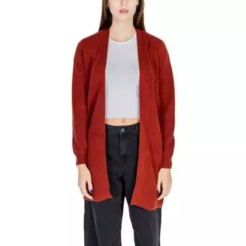 Красный вискозный кардиган Vero Moda