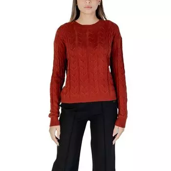 Красный вискозный свитер Vero Moda