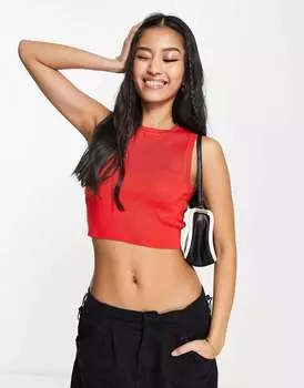 Красный вязаный жилет-гонщик Urban Revivo