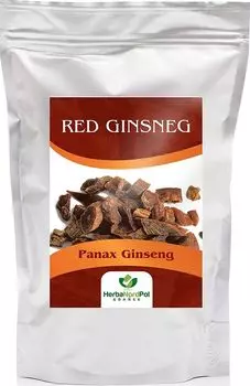 Красный женьшень Корейский женьшень Panax, разрезанные корни, 50 г Herbanordpol