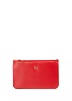 Красный женский кожаный дорожный кошелек Beymen