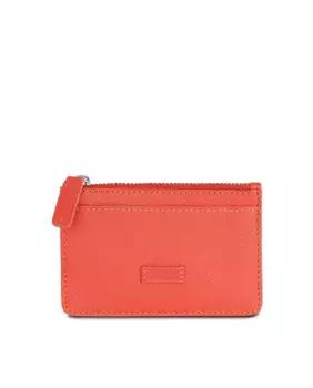 Красный женский кожаный кошелек Antwerp с Rfid-защитой Jaslen