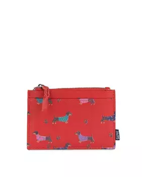 Красный женский кожаный кошелек Lucerna с Rfid-защитой SKPAT, красный