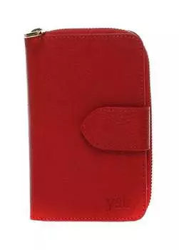 Красный женский кожаный кошелек Ysk, красный