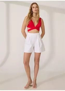 Красный женский топ бикини Fabrika