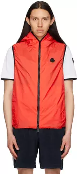 Красный жилет пакито Moncler