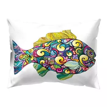 Красочная рыба, овца, петух, петух, подушка, чехол для автомобиля, диван, Декор, Декор-2 # Stuttg