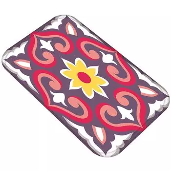 Красочные цветочные кухонные антифитильные дверные коврики, коврик с мягкой подкладкой, домашний декор-6 # Stuttg, мультиколор